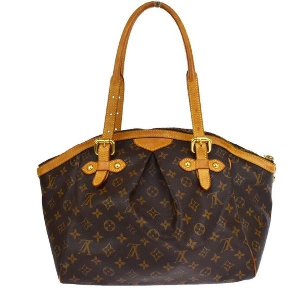 Tivoli Tote GM Brown Canvas Monogram Shoulder Bag - Picture 4 of 7